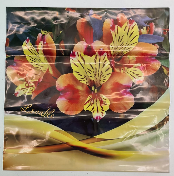 Полиэтиленовый пакет (40х40) с пластиковой ручкой  