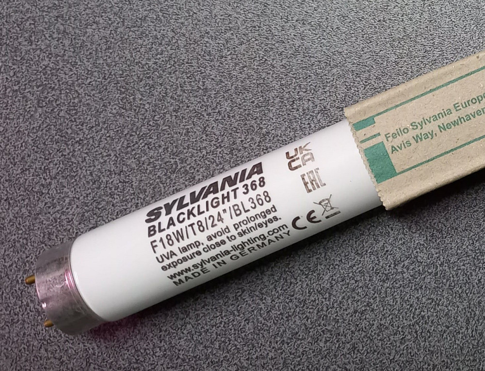 Лампа для пасток комах ультрафіолетова Sylvania F18W T8 BL368 60 см Київ - фото 1