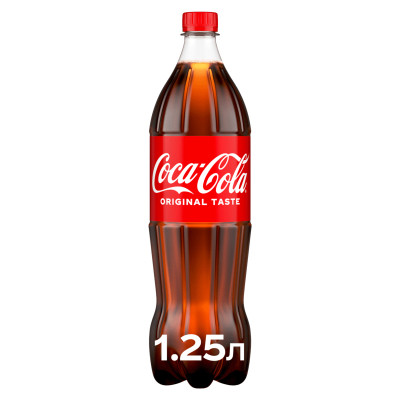 Напиток Coca-Cola Безалкогольный сильногазированный 1.25 л (5449000028921) Винница - изображение 1