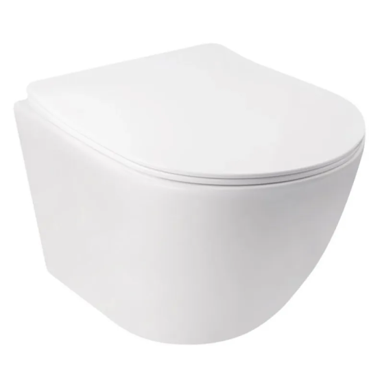 Унитаз подвесной Mixxus ELLIPSE-0306-R 520x360x365mm, система смыва RIMLESS (MI6708) Киев