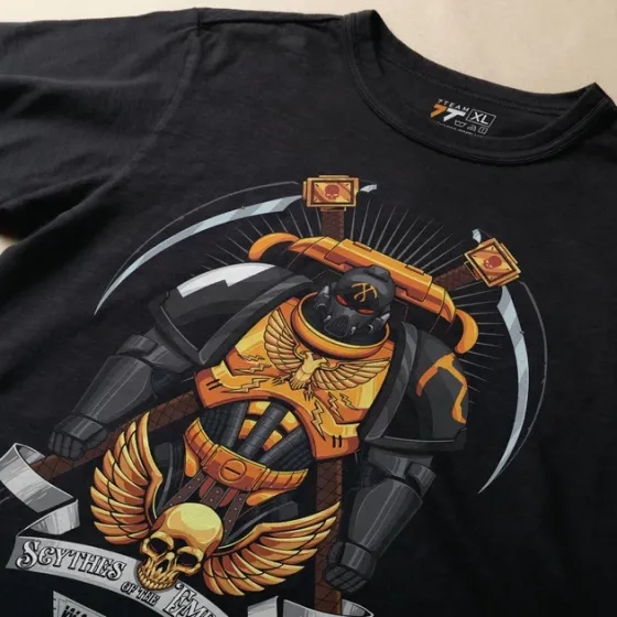 Футболка мужская с принтом WarHammer 40K Scythes of the Emperor Размер 48 Anime0915 Днепр