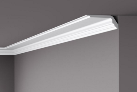 Карниз(плинтус) потолочный гладкий NMC , GT  , 120x50x2000mm Днепр