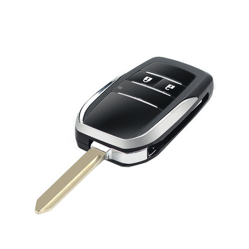 Выкидной ключ Toyota, корпус под чип, 2 кнопки, TOY47, NEW, автоключ смарт, корпус для замены Киев - изображение 2