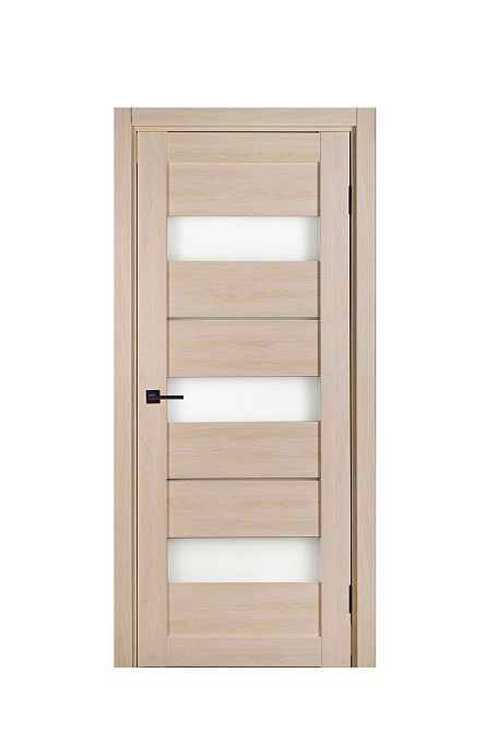 Двери Sun Doors Лилу New Дуб молочный + Cтекло сатин 70*200 см Дверь межкомнатная для спальни Киев - изображение 1