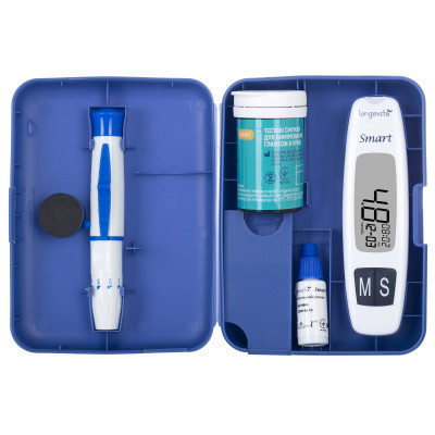 Глюкометр Longevita Smart Система для визначення рівня глюкози в крові (6397645) Вінниця - фото 6