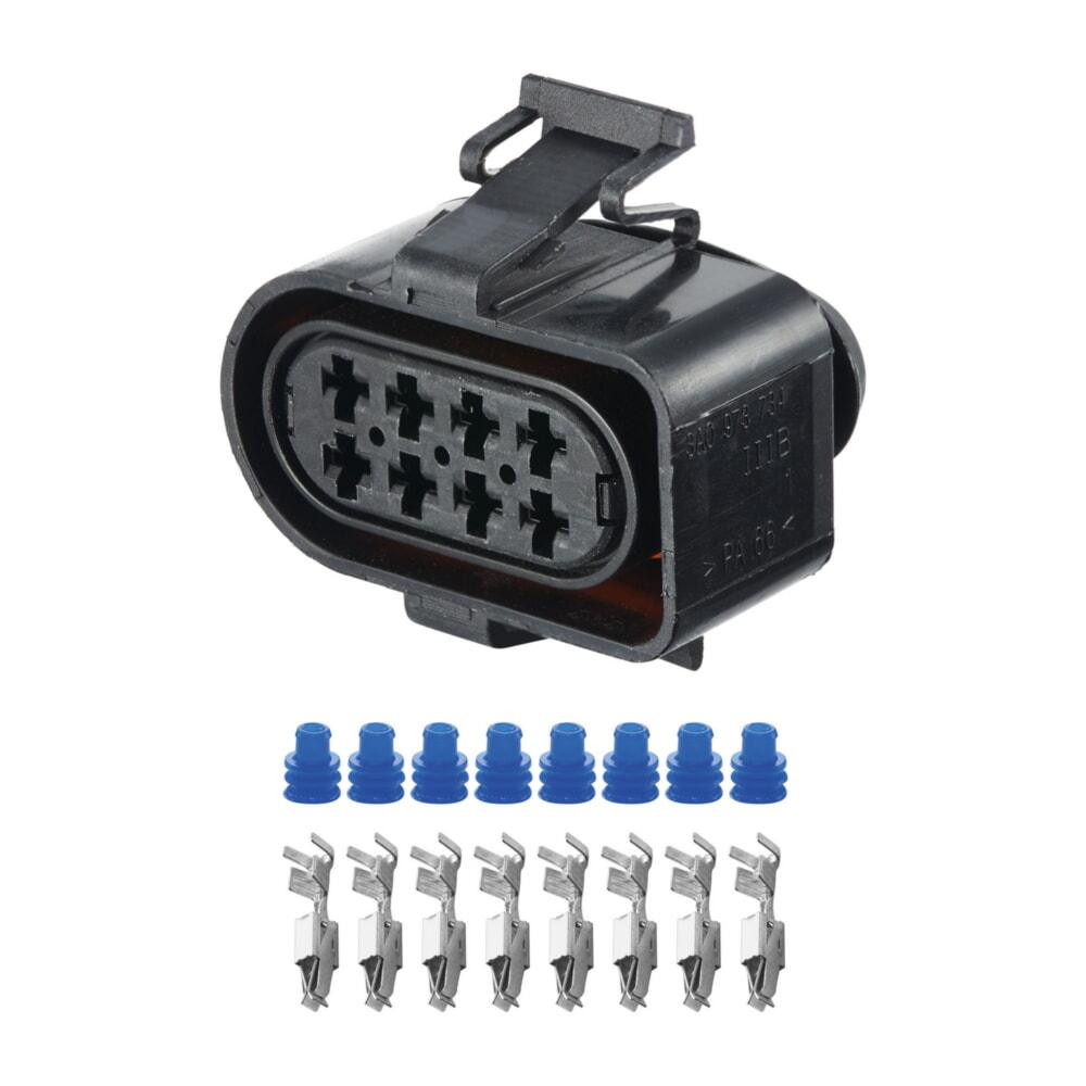 Роз'єм конектор 8-кон., 3A0973734, VAG Германия, Франция, Германия універс., Моторний Audi, Bugatti, Porsche, Seat, Skoda, VW Київ - фото 1