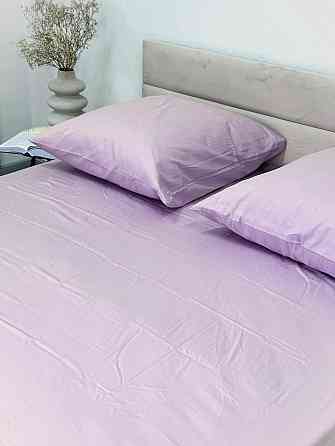 Ecotton Простирадло на резинці Ecotton 160х200 см із сатину (арт. 14-3805 Iris) світло-рожевий Київ