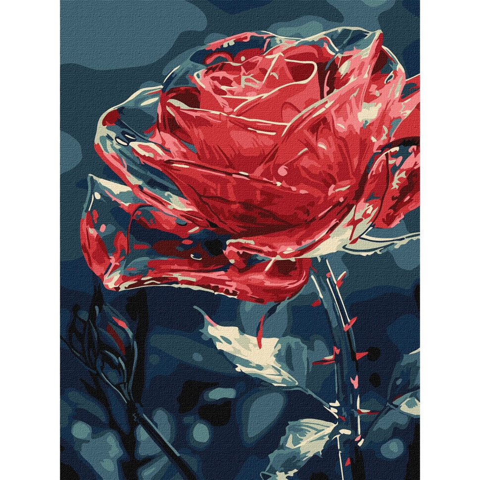 Картина за номерами "Кришталева квітка" ©art_selena_ua KHO3285, 30х40 см Вінниця - фото 1