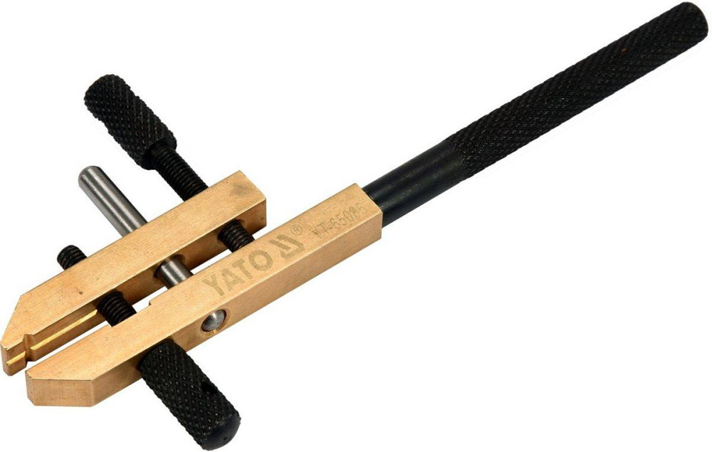 Лещата ручні латунно-сталеві YATO: губки- 10 мм, розвід губок- 13 мм [12/48] Одеса - фото 1