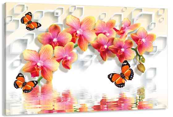 Картина холст в гостиную / спальню   Орхідея   MLP_349 40x80 см Киев