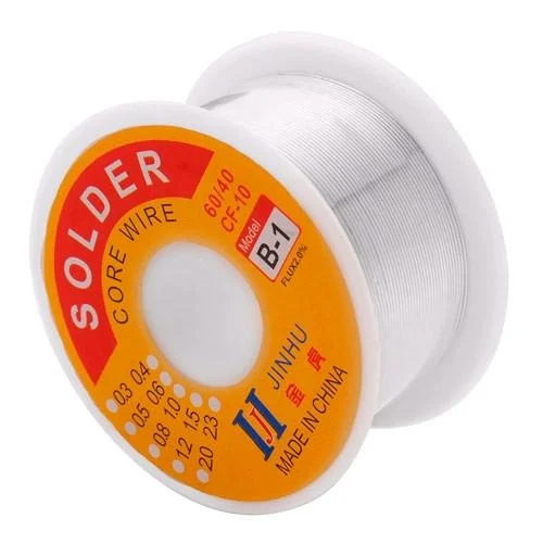 Припой с флюсом 1мм, 100г, JINHU для пайки электроники Киев - изображение 7