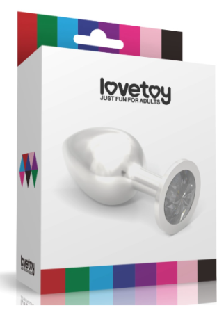 Анальна пробка - Heavy Metal Anal Plug Silver Rosebud Spiral Purple Sex Aura Київ