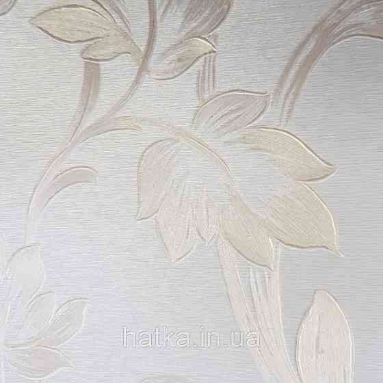 Шпалери вінілові на паперовій основі Sirpi Italian Silk 7 вензелі дамаски великі золотисті на пісочному Київ