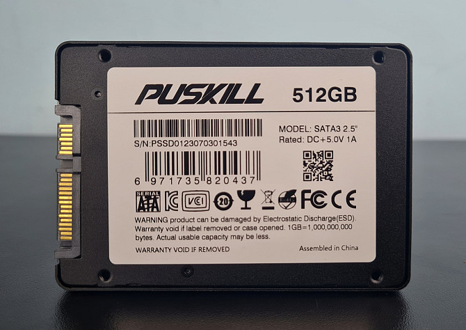 SSD SATA3 512gb 2.5