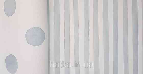 Шпалери флізелінові еко Rasch Kids World 0.53х10 дитячі смуги блакитні білі Київ