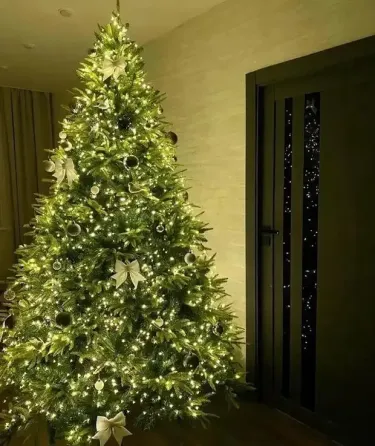 Гирлянда нить на катушке, от сети, 50м, 240LED, теплый белый/ Светодиодная LED гирлянда на елку Коломия