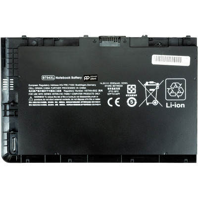 Аккумулятор для ноутбука HP EliteBook Folio 9470m (BT04XL, HP9470PB) 14.8V 3500mAh PowerPlant (NB460670) Винница - изображение 1
