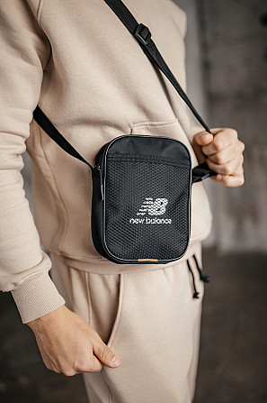 Барстека Nike, Чоловіча сумка через плече, Текстова барсетка на три відділення, Брендаова сумкаMasterSem Київ - фото 3
