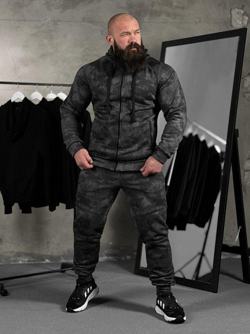 Зимний спортивный костюм PREDATOR  grey ВТ0512 Одесса - изображение 1