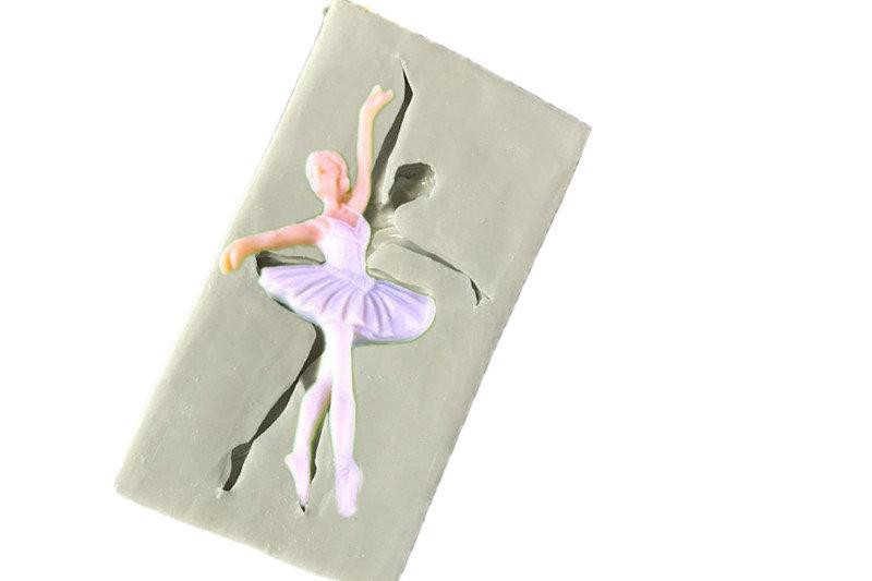 Молд силиконовый Балерина 46 на 83 мм серый Киев - изображение 11