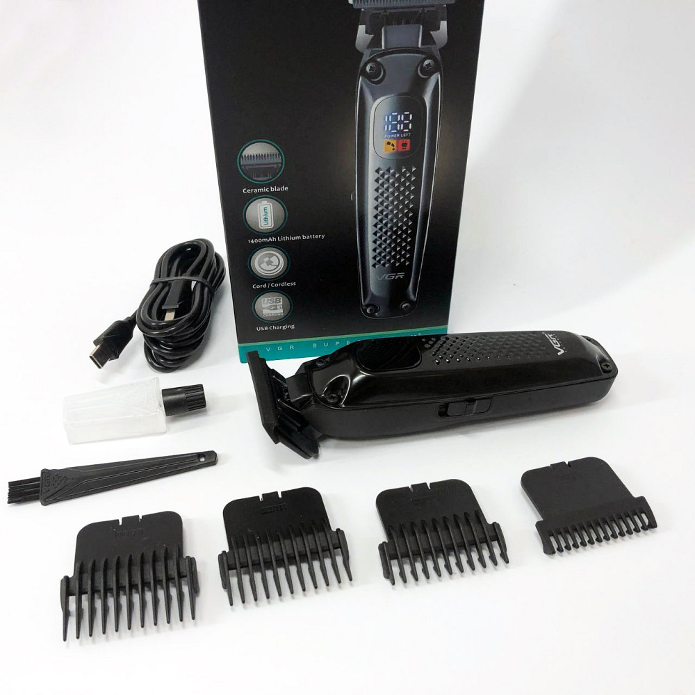 Машинка для стрижки хороша VGR, Машинка для стрижки від акб Електробритва голови XH-61 Львів - фото 18
