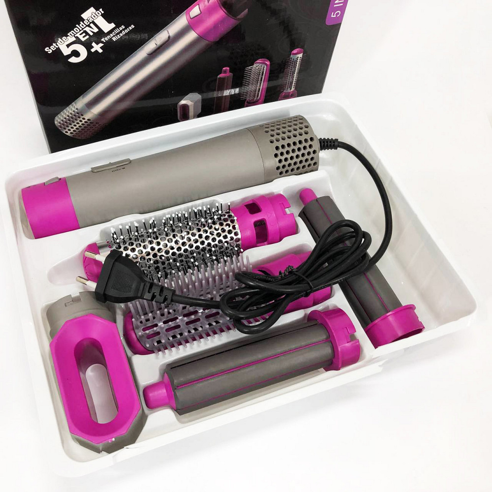 Фен з різними режимами 5, Фен для об'ємної укладки, Багатофункціональний фен-щітка для волосся GC-68 Львів - фото 7