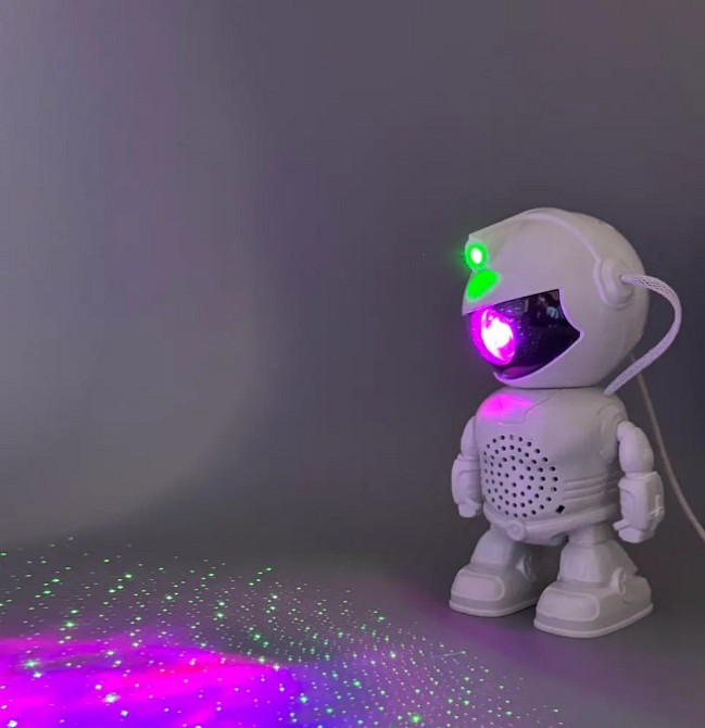 Нічник-проєктор зоряного неба, Bluetooth колонка Астронавт XL-737 9597, з пультом Винница - изображение 7