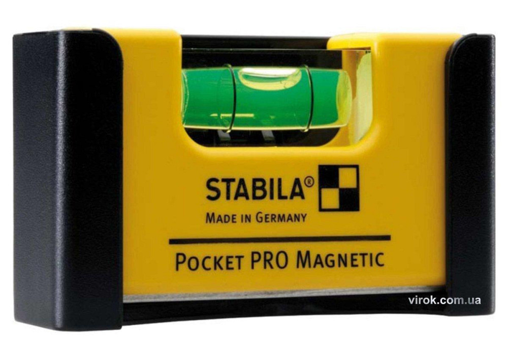 Рівень - міні STABILA Pocket PRO Magnetic магнітний : 7 х 2 х 4 см Одеса - фото 1