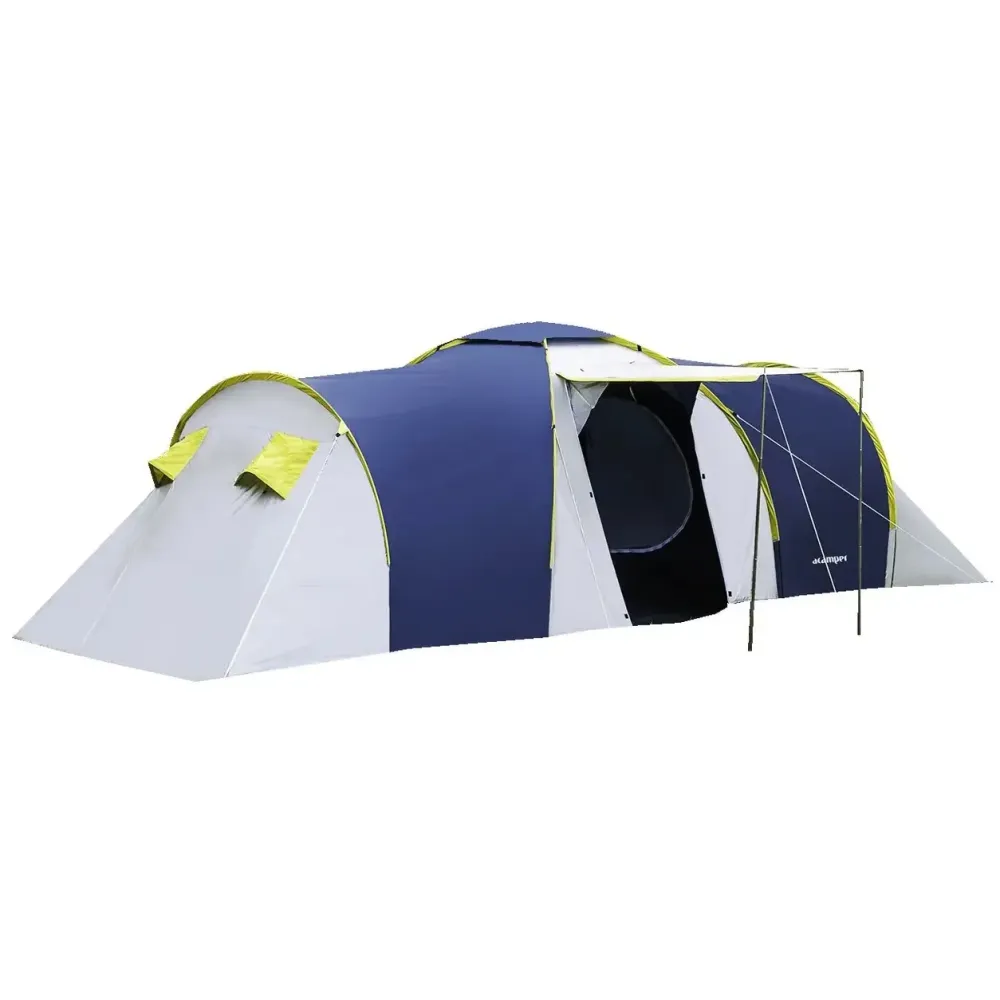 Большая туристическая палатка Acamper NADIR 6 с тамбуром шестиместная Синий Киев - изображение 2