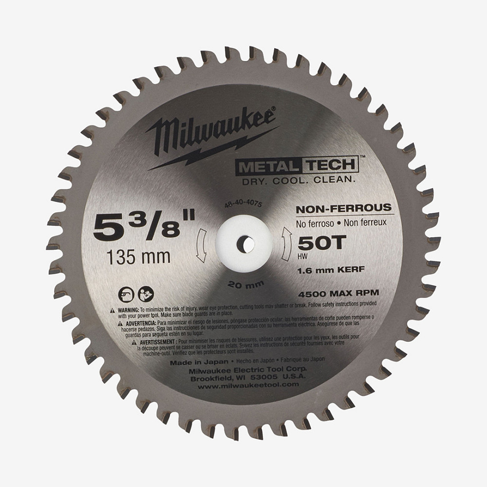 Диск пиляльний по металу MILWAUKEE, Ø135х20мм, 50 зуб. Одеса - фото 1