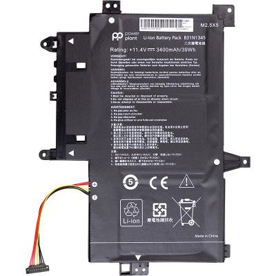 Аккумулятор для ноутбука ASUS Transformer Book Flip TP500L (B31N1345) 11.4V 3400mAh PowerPlant (NB431373) Винница - изображение 1