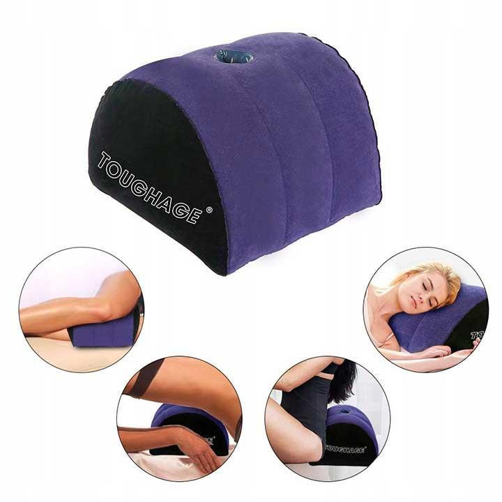 Надувная многофункциональная подушка для секса Urnight с отвестием для фаллоимитатора Винница - изображение 7