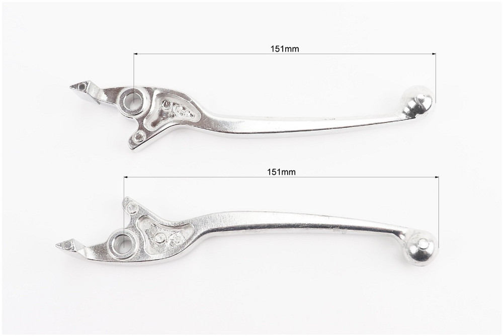 Важелі керма ліве, праве к-кт 2шт (диск. гальмо) "хром" Київ - фото 3