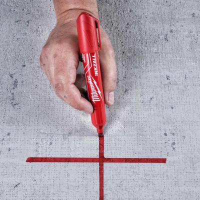 Маркер Milwaukee для будмайданчика INKZALL, великий (L), червоний (4932471556) Вінниця - фото 3