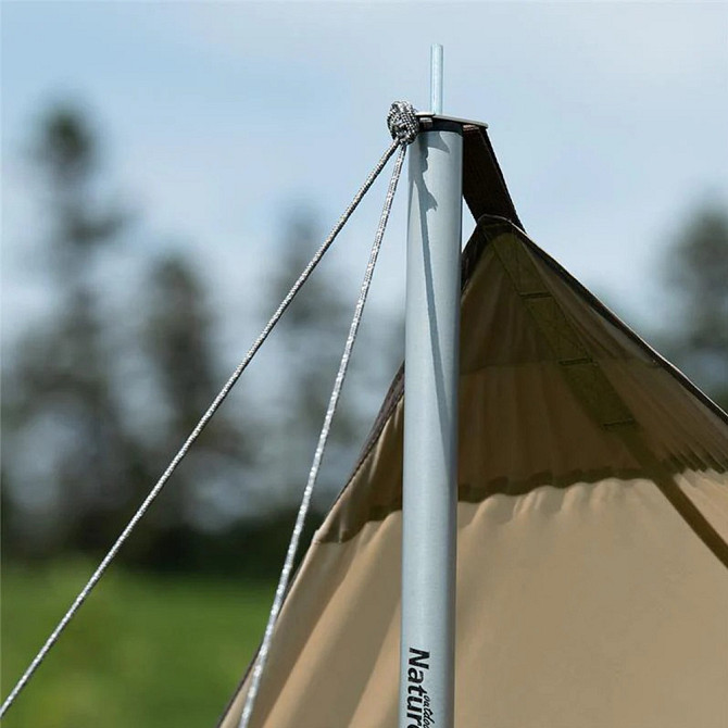 Тент для кемпінгу Naturehike Girder NH20TM006, 150D, 300*438 см, золотий (з двома стійками) Київ - фото 4