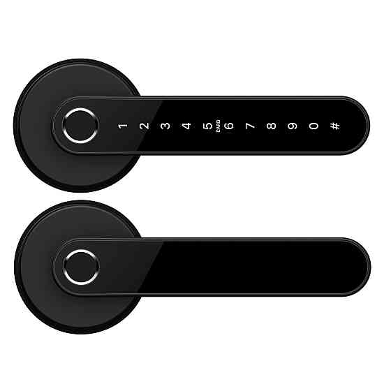 PES Hand black розумний біометричний замок для дверей Київ