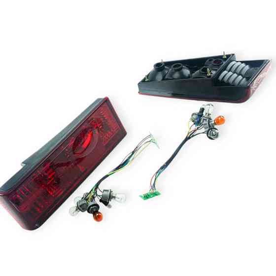 Фонарь задн. Н О (пара) полностю красный 2108-2114 Мукачево