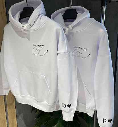 Парные худи со своим принтом. XL, XL, Бордовый Черновцы