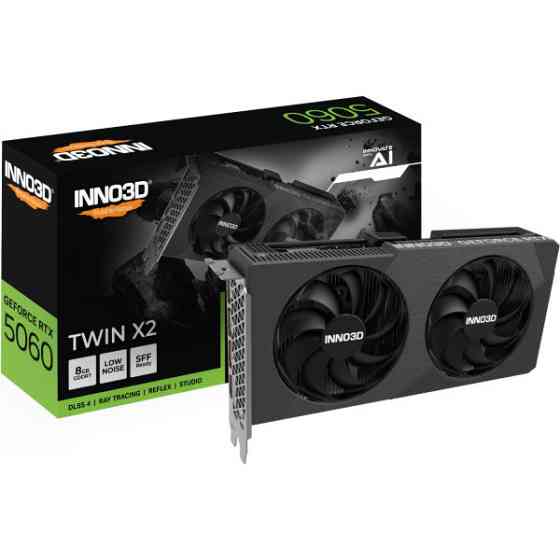 GeForce RTX5060 Inno3D TWIN X2, 8GB GDDR7, 128bit, PCI Express 5.0 Київ