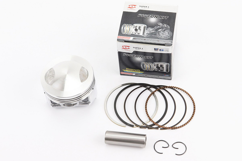 Поршень к-кт 150cc Ø62,0мм STD (висота 38,0мм, палець 15мм) S1 Київ - фото 1