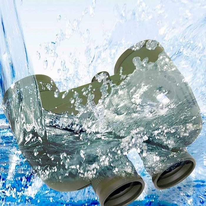 Бінокль Bostron 10х50 (компас + далекомірна сітка) Оливковий Київ - фото 7