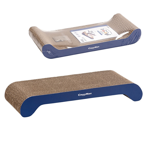 CattyMan Cardboard Scratcher Stage КЕТТІМЕН ПЛАТФОРМА картонна кігтеточка для котів Київ - фото 1