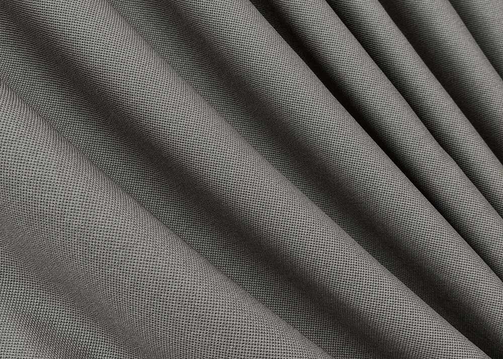 Комплект штор VR-Textil рогожка преміум TERRA LUXE 200х270 2шт і Тюль 500х270 1856ш-115т темно-сірий з білим 71-074/6 Київ - фото 7