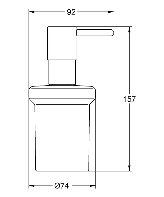 Дозатор жидкого мыла Grohe Essentials New (40394001) Киев - изображение 3