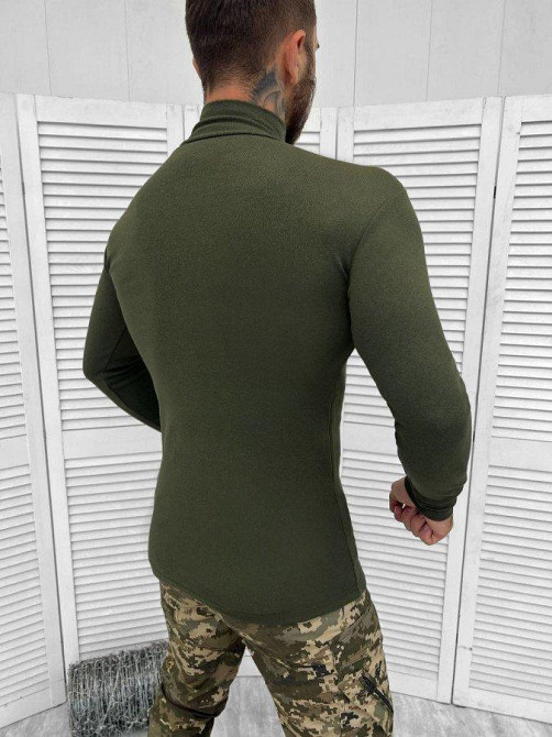 Гольф мужской олива ВСУ теплый под горло водолазка мужская для зимы Одесса - изображение 3