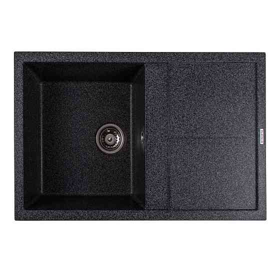VALESO Гранітна мийка для кухні VALESO SELENA 7950 матова Графіт Київ