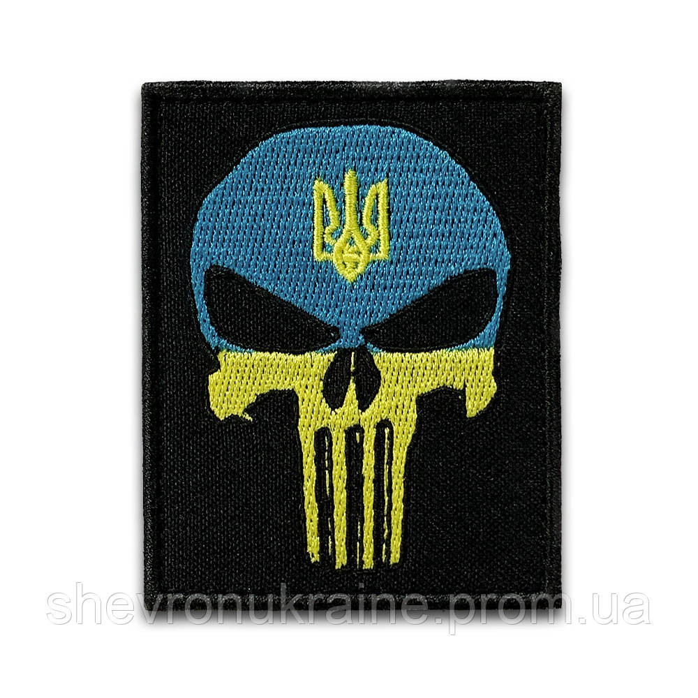 Шеврон Каратель (Форма прямокутна. На липучці) Розмір 8x6.5см Київ - фото 7