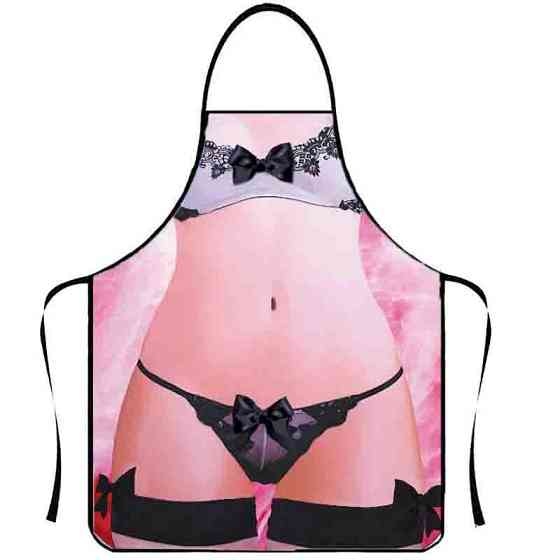 Жіночий фартух з приколом 75 на 60 см різнобарвний Київ