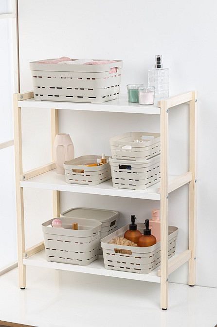 Кошик Idea Home 00616 Pyramid Bej 10.8 л (00616 Bej) (7180081) Киев - изображение 3