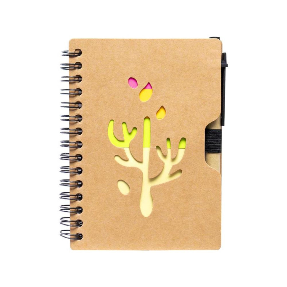 Блокнот А6 на спирали JX010 с набором стикеров и ручкой Винница - изображение 1